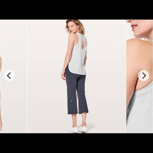 HIT THE STRIDE TANK, lululemon, black, size 4 - Picture 2 of 2